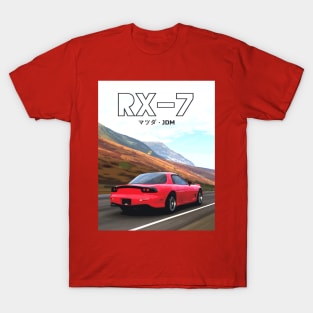 Red RX-7 T-Shirt